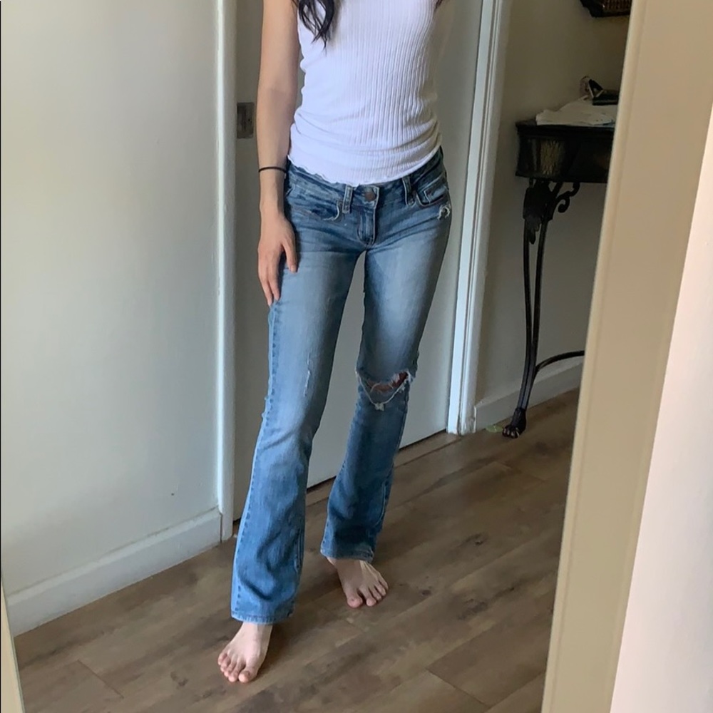 Altered (5’4) boot cut jeans